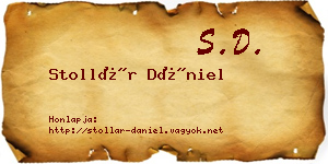 Stollár Dániel névjegykártya